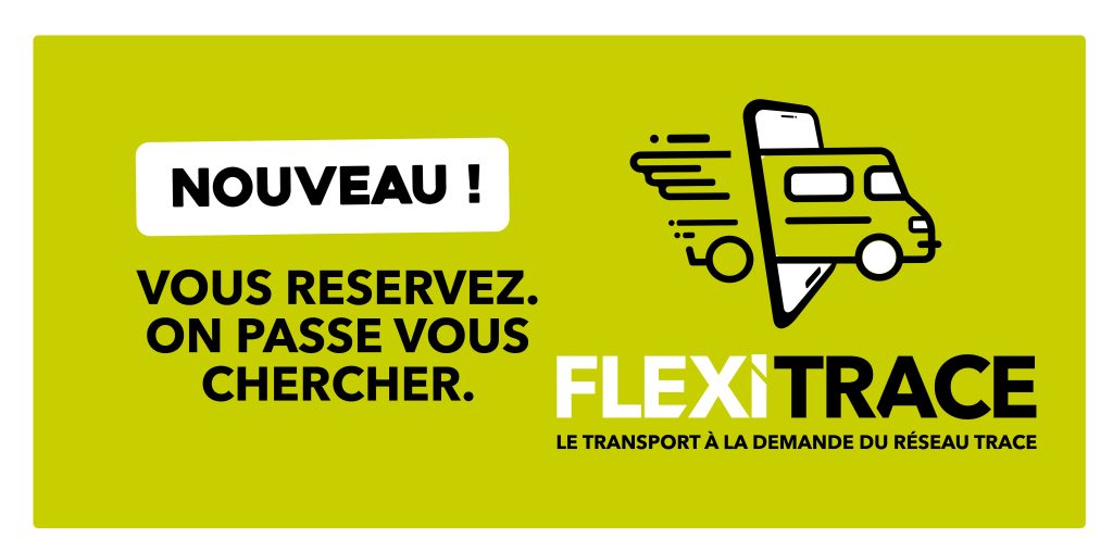 FLEXITRACE, LE SERVICE DE TRANSPORT A LA DEMANDE, ÉVOLUE !