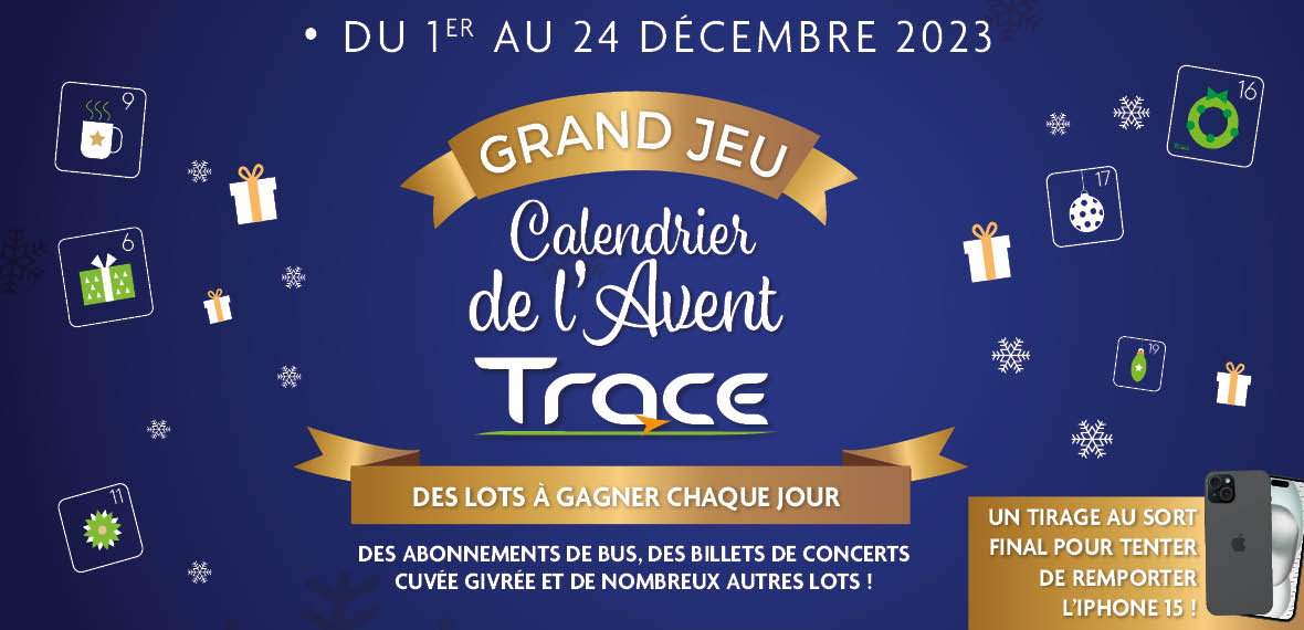 GRAND JEU DE NOËL : CALENDRIER DE L’AVENT TRACE