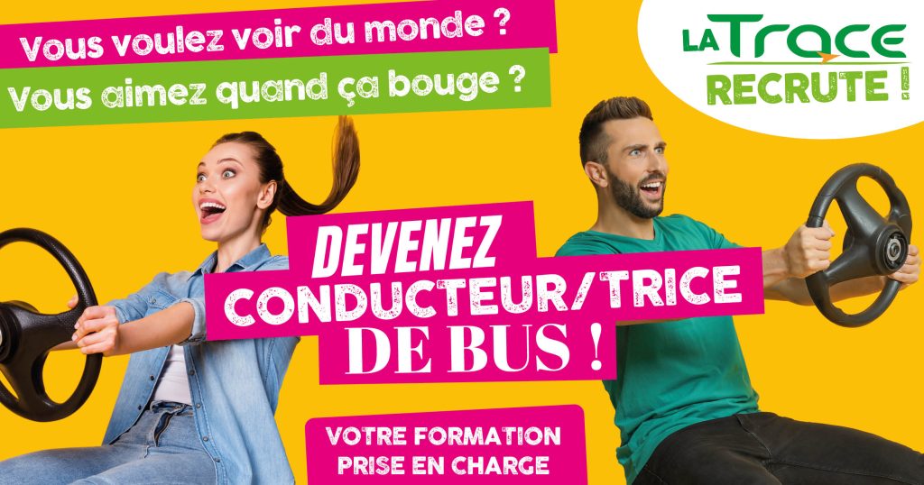 (Français) La Trace recrute ! Devenez conducteur/trice de bus