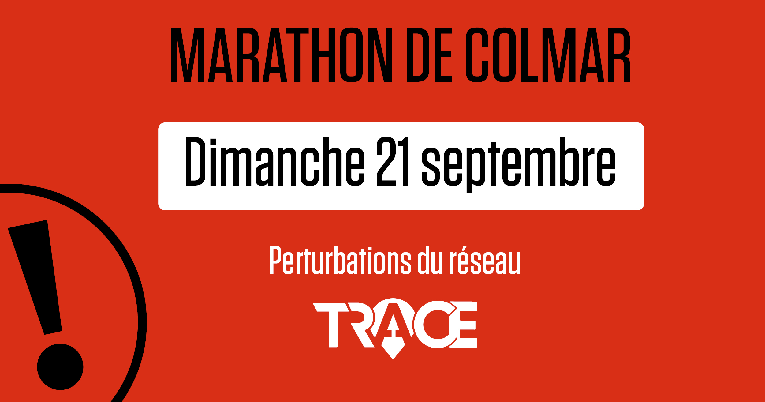 Info trafic – Marathon de Colmar