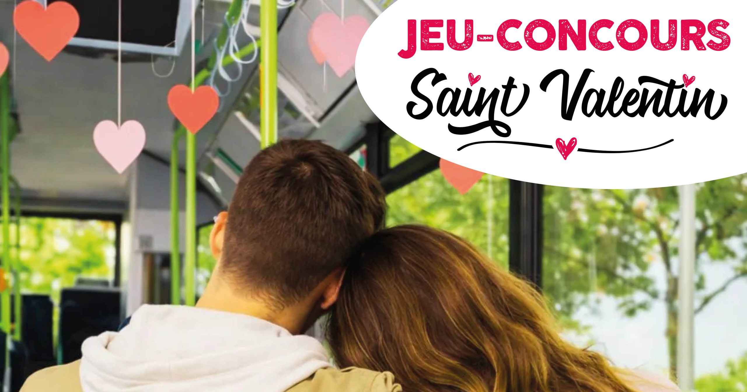 Jeu concours Saint Valentin : L’amour est dans le bus 🚌💕