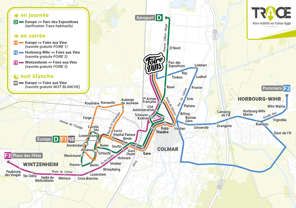 plan bus foire aux vins colmar 2026